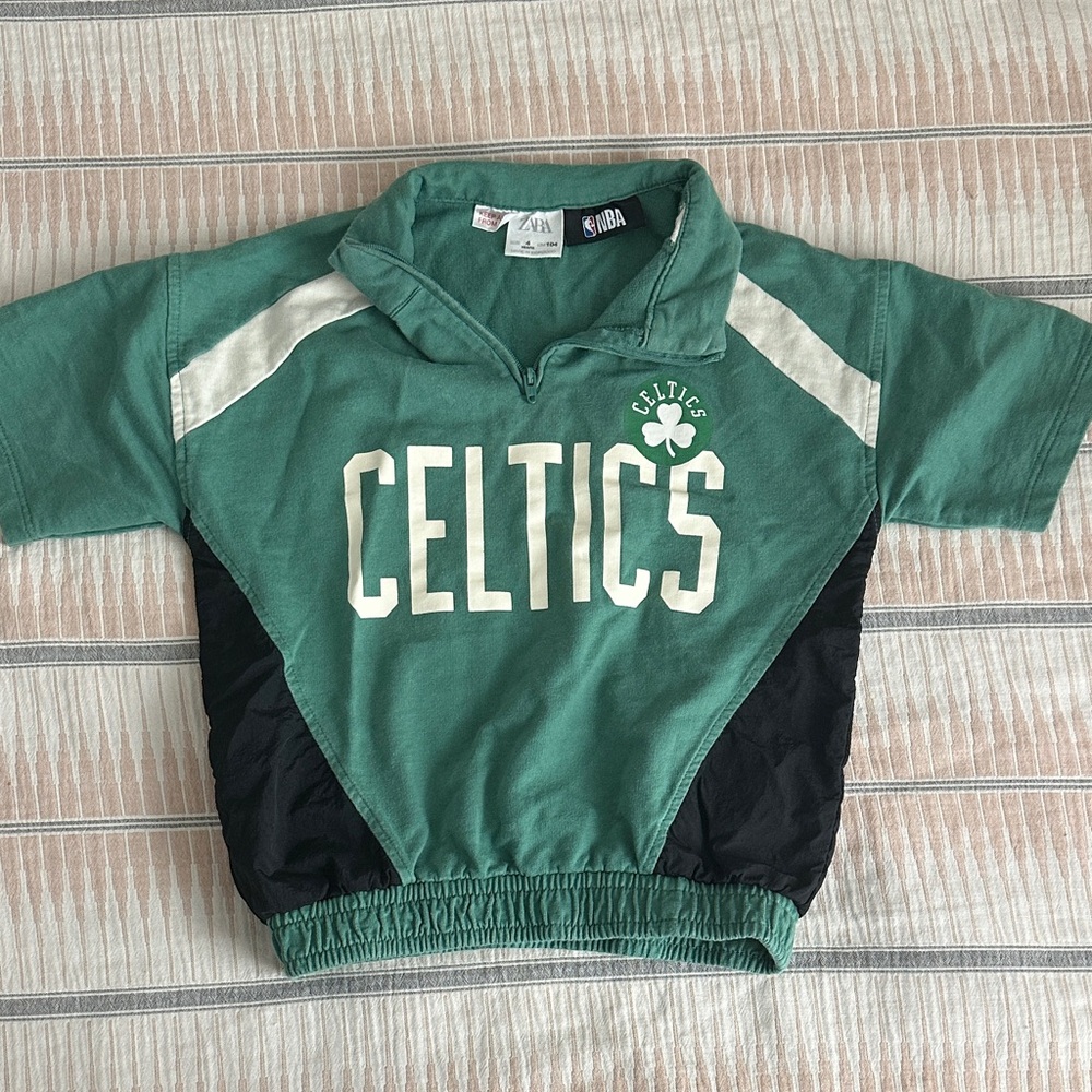 NBA Celtics Green and Black Kids Jersey
